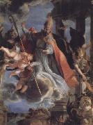 COELLO, Claudio The Triumph of St.Augustine oil on canvas
